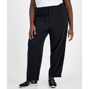 ID Ideology Plus Size Fleece Sweatpants - Deep Black - 2X